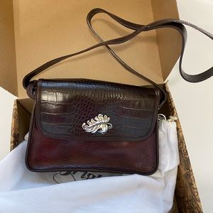 Brighton Leonie brown Leather handbag crossbody